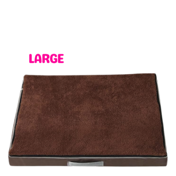 Lavish Pets Memory Foam Bed Brown (L)